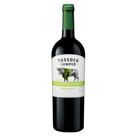 Вино Tussock Jumper Monastrell Organic DOP червоне сухе 14% 0,75л slide 1