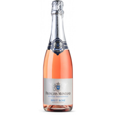 Вино ігристе Francois Montand Brut Rose рожеве брют 0.75 л 11.5%