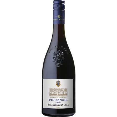 Вино Bouchard Aine et Fils Heritage du Conseiller Pinot Noir червоне сухе 0.75 л 12.5% slide 1