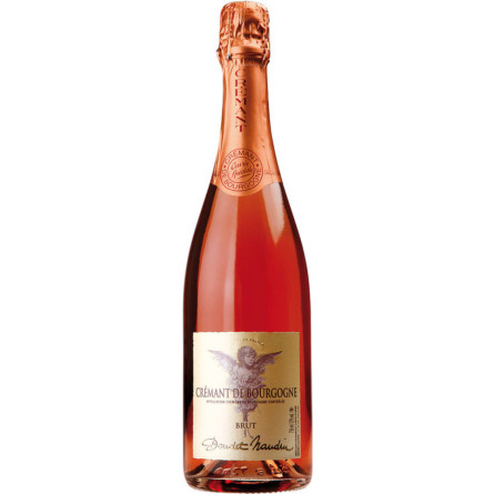 Вино ігристе Doudet Naudin Cremant de Bourgogne Rose рожеве сухе 0.75 л 12% slide 1