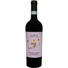 Вино Gufo Montepulciano D`abruzzo Gufo червоне сухе 0.75 л 13% mini slide 1
