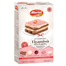Набір для приготування печива Marini Тірамісу полуничне 220г mini slide 1