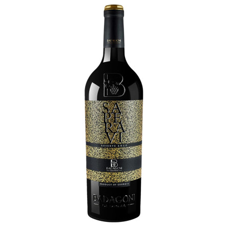 Вино Badagoni Saperavi Reserve красное сухое 14% 0,75л slide 1