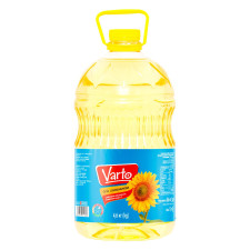 Масло подсолнечное Varto рафинированное с витаминами А, D 5л mini slide 1
