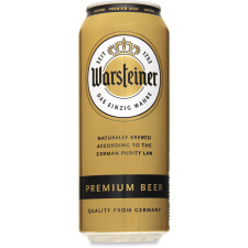 Упаковка пива Warsteiner Premium Verum светлое фильтрованное 4.8% 0.5 л x 24 шт mini slide 1