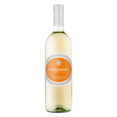 Вино Col Mesian Chardonnay біле сухе 9-13% 0,75л