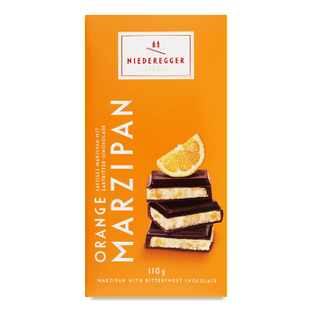 Шоколад чорний Niederegger марципан-апельсин