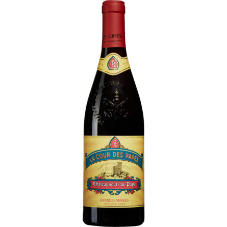 Вино Grandes Serres Chateauneuf du Pape красное сухое 0.75 л 15% slide 1