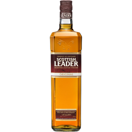 Виски Scottish Leader купажированный 3 года выдержки 40% 0.5 л