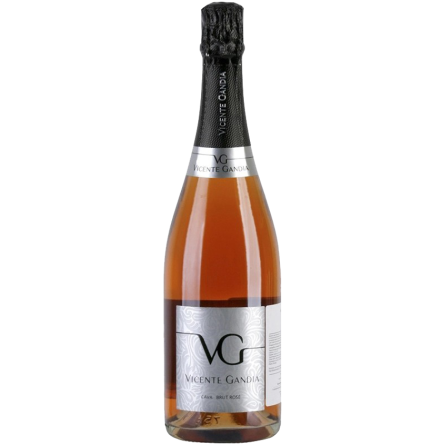 Вино Vicente Gandia Cava Brut Rose игристое розовое брют 12% 0.75 л