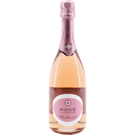 Вино Col Mesian Spumante Brut ігристе рожеве 11% 0,75л