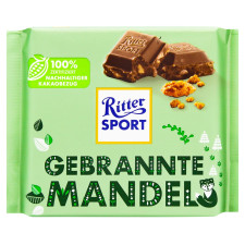 Шоколад Ritter Sport молочний з карамелізованим мигдалем 100г mini slide 1