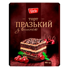 Торт Varto Пражский с вишней 400г mini slide 1