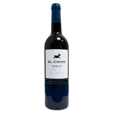 Вино El Chivo Merlot красное сухое 13% 0,75л