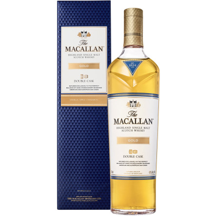 Виски односолодовый Macallan Double Cask Gold 12 YO 0.7 л 40% в подарочной упаковке slide 1