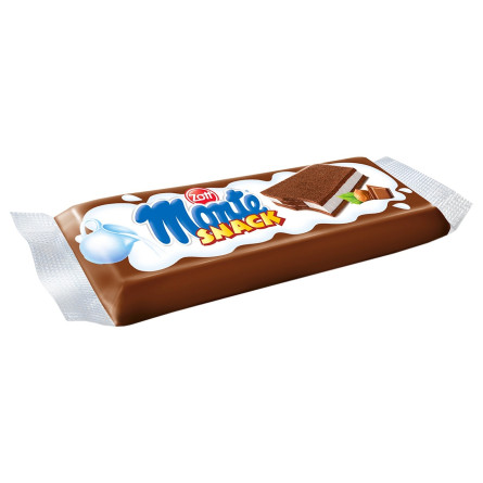 Тістечко Zott Monte Snack бісквітне з молоком, шоколадом та лісовим горіхом 29г slide 1