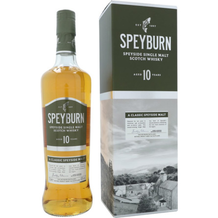 Виски односолодовый Speyburn 10 лет выдержки в подарочной упаковке 0.7 л 40% slide 1