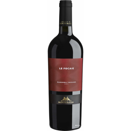 Вино Rocca di Montemassi Sangiovese Le Focaie червоне сухе 0.75 л 13.5%
