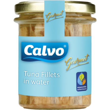 Філе тунця Calvo у власному соку 180 г slide 1