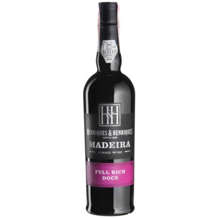 Вино Full Rich Henriques &amp; Henriques Madeira біле солодке 0.5 л 19%