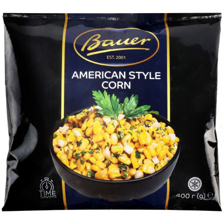 Суміш для смаження швидкозаморожена American Style Corn Bauer 400г