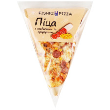 Піца з ковбасками та кукурудзою Fishki Pizza 125г mini slide 1