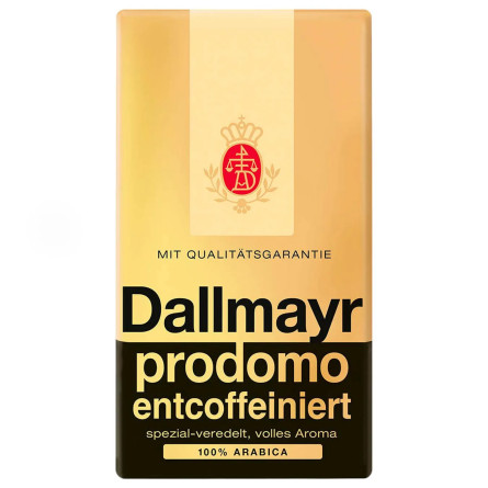 Кава Dallmayr Prodomo без кофеїну мелена 500г