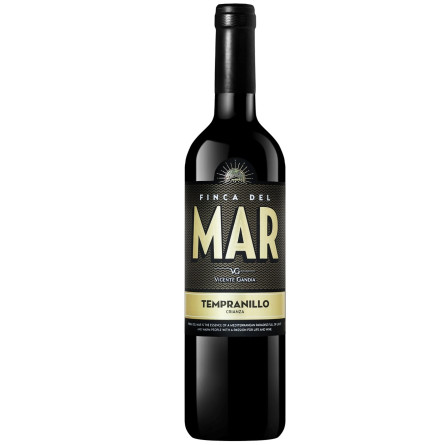 Вино Vicente Gandia Finca del Mar Tempranillo червоне сухе 12,5% 0,75л