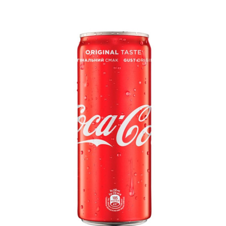 Напій Кока-Кола / Coca-Cola, ж/б, 0.25л