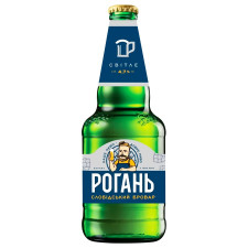 Пиво Рогань Слобідський Бровар світле 0,45л mini slide 1