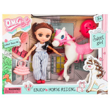 Набір ігровий Qunxing Toys Лялька Мія з конем mini slide 1
