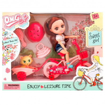 Набор игровой Qunxing Toys Кукла Лора на прогулке
