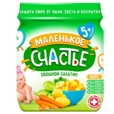 Пюре Маленьке Щастя овочевий салатик 90г mini slide 1