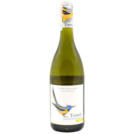 Вино Tomtit Marlborough Sauvignon Blanc белое сухое 12,5% 0,75л slide 1