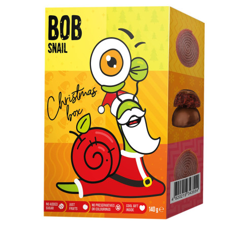 Набір новорічний Bob Snail Різдвяний бокс 140г