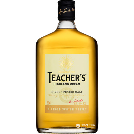 Виски Teacher's Highland Cream 4 года выдержки 0.5 л 40%