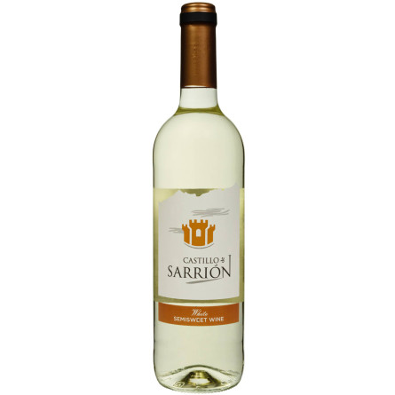 Вино Vinos Bodegas Castillo de Sarrion біле напівсолодке 0.75 л 11%