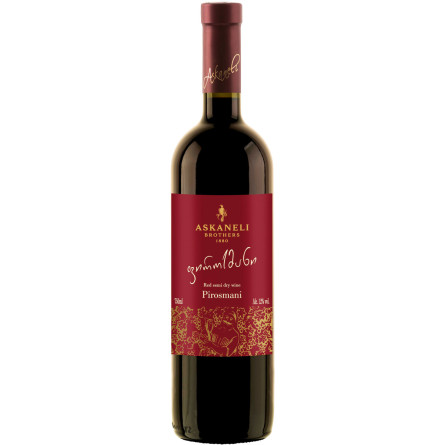 Вино Askaneli Пиросмани красное полусухое 0.75 л 12% slide 1