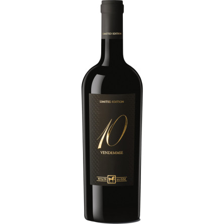 Вино Tenuta Ulisse 10 Vendemmie Limited Edition красное полусухое 0.75 л 14.5%
