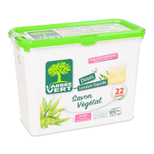 Капсули для прання білих та кольорових речей L'Arbre Vert Savon Vegetal mini slide 1