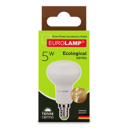 Лампа Eurolamp LED ECO P R39 5W 3000K E14 slide 1
