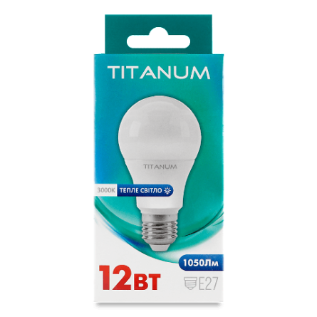 Лампа Titanum LED A60 12W 3000K E27 slide 1