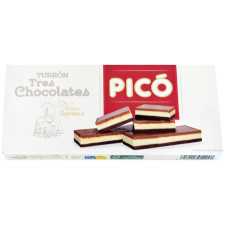Туррон Pico Tres Chocolates 150г mini slide 1