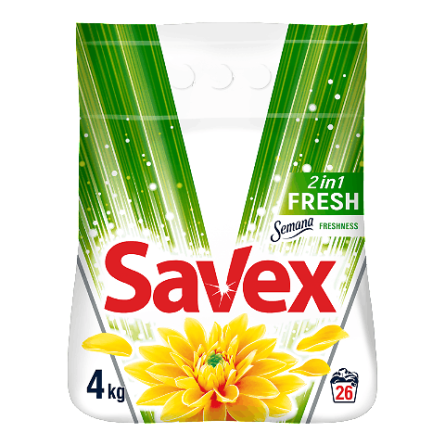 Порошок пральний Savex 2in1 Fresh автомат slide 1