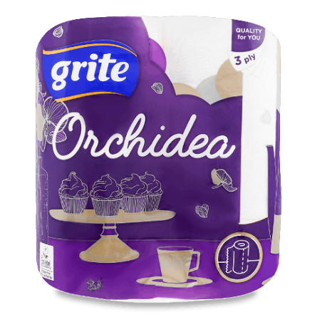 Рушники паперові Grite Orchidea Gold