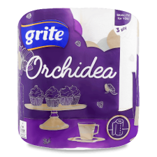 Рушники паперові Grite Orchidea Gold mini slide 1