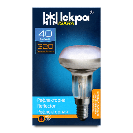 Лампа «Іскра» ДЗК R50 230В 40Вт E14