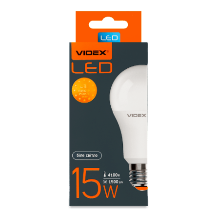 Лампа Videx Led A65e 15w 4100k E27