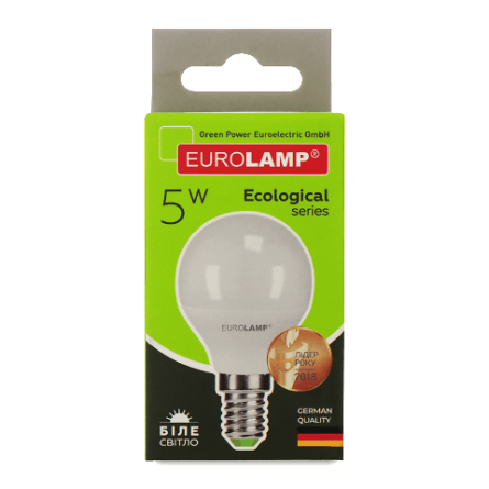 Лампа Eurolamp Led Eco P G45 5W 4000K E14 slide 1