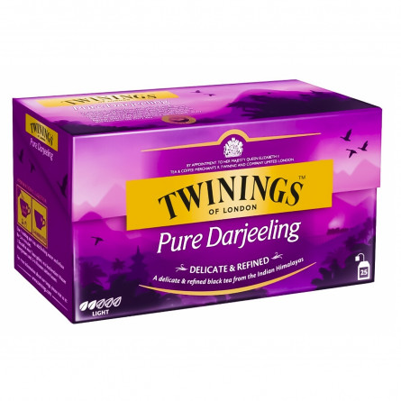 Чай чорний Twinings of London Darjeeling 25шт 2г